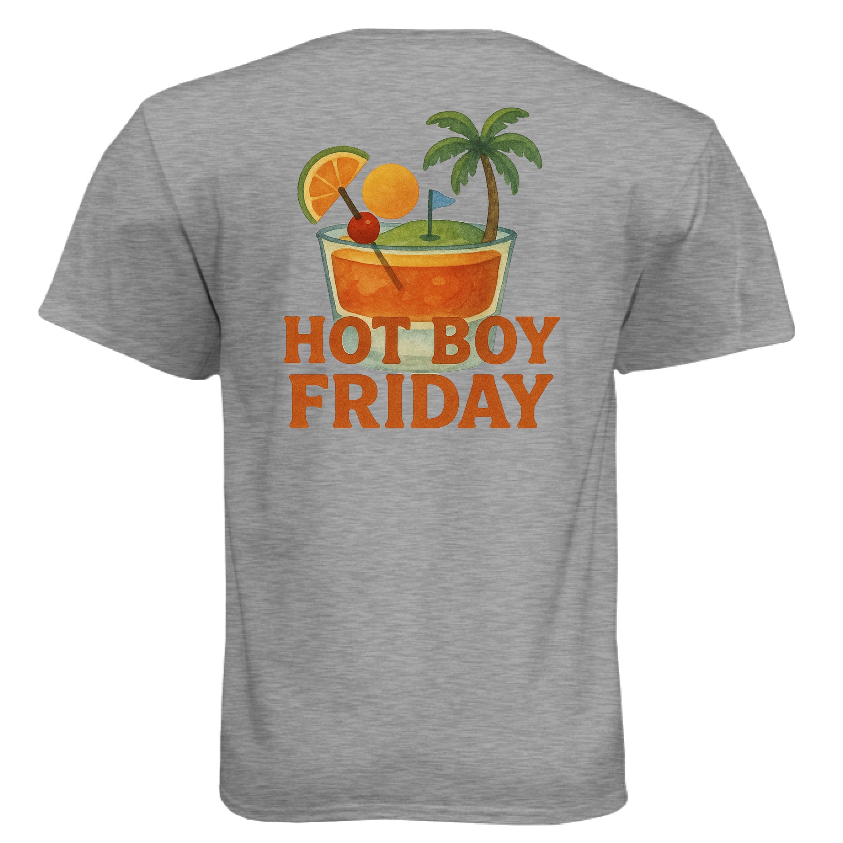 Dark Heather Grey (60/40) - BACK